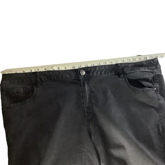 Venezia Womens Plus Size 28 Black Jeans Stretch Denim Lane Bryant Classic Style - Picture 6 of 14